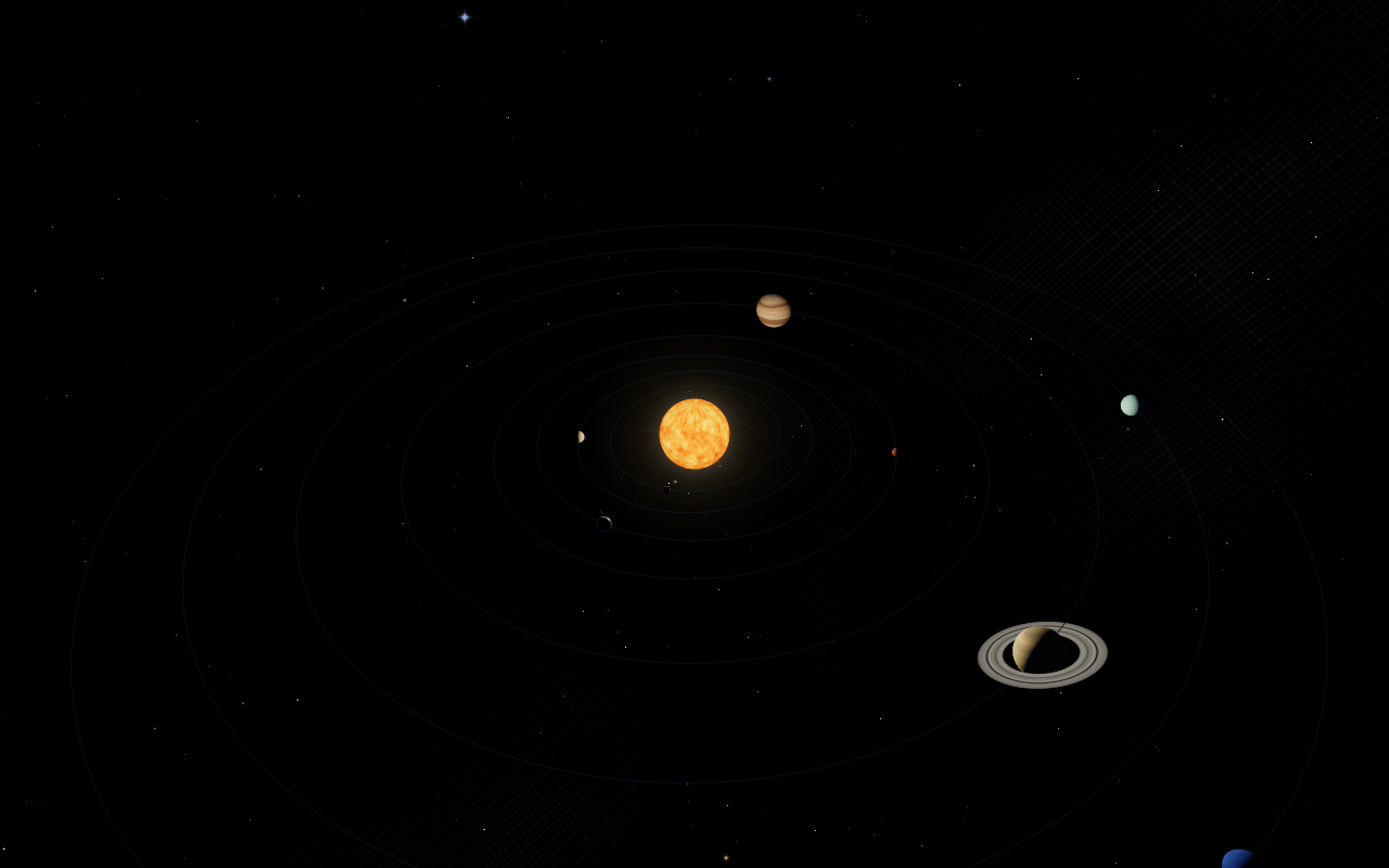 COSMOSの太陽系俯瞰ビュー